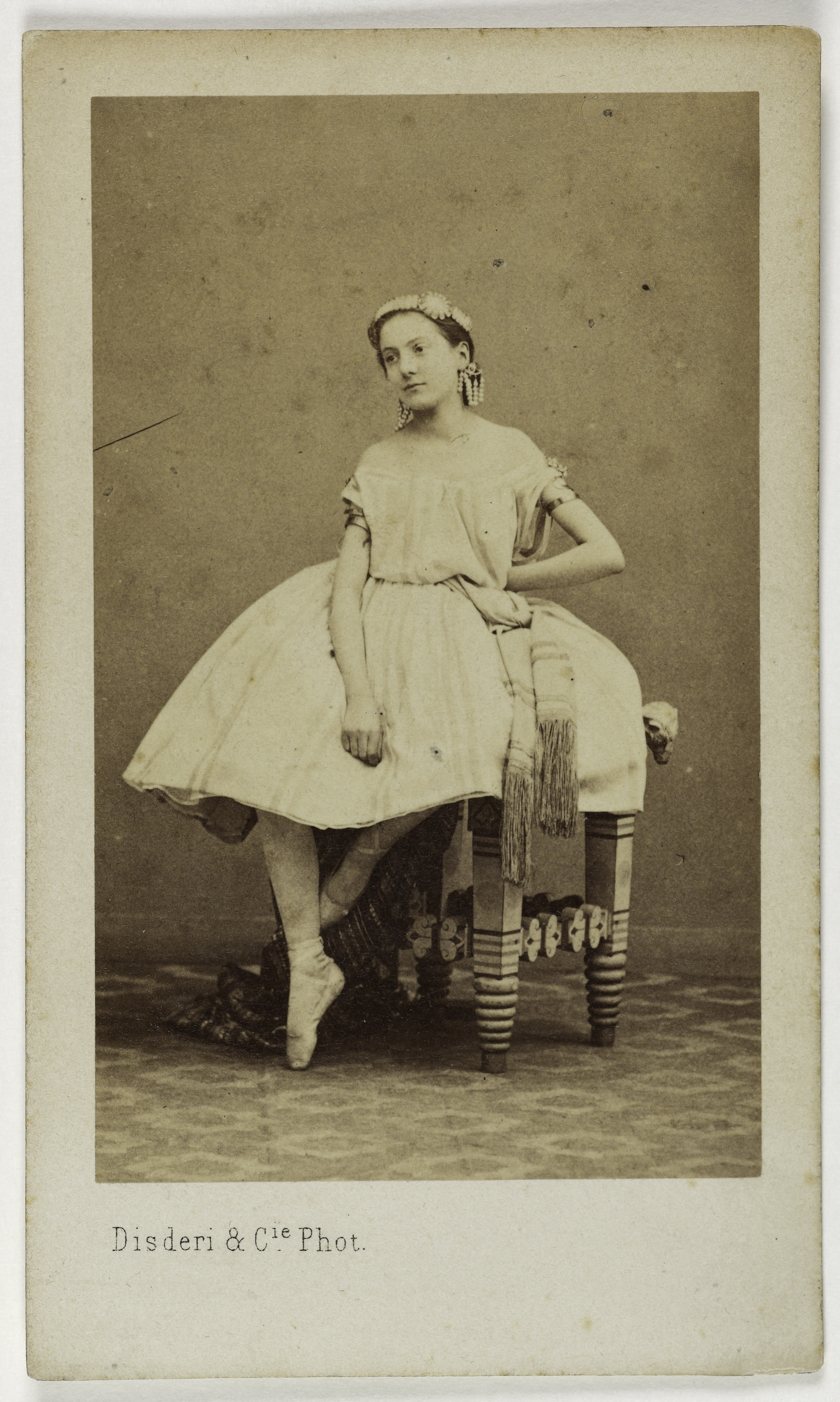 Disderi & Cie, Portrait de Georgeot, (danseuse)