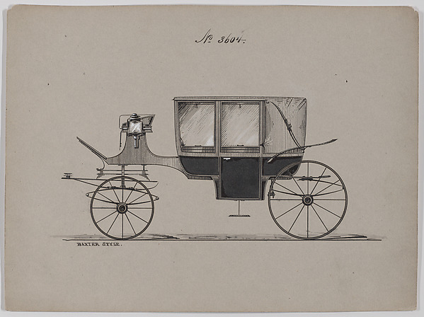 Brewster & Co., Design for Landau, No. 3604