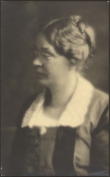 Louis Fleckenstein, [Portrait of a Woman with Open Book (cropped)]