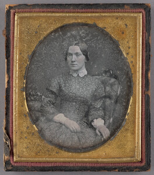 Unknown, [Portrait of a Seated Young Woman]