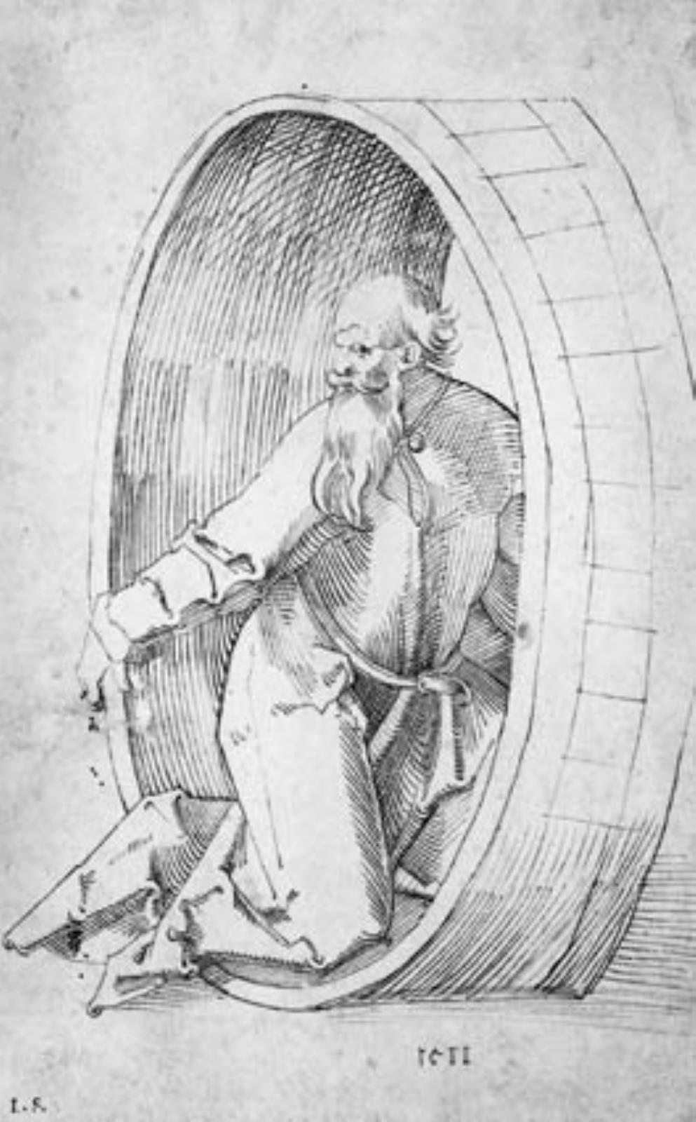 Hans Baldung Grien, Diogenes i tønden