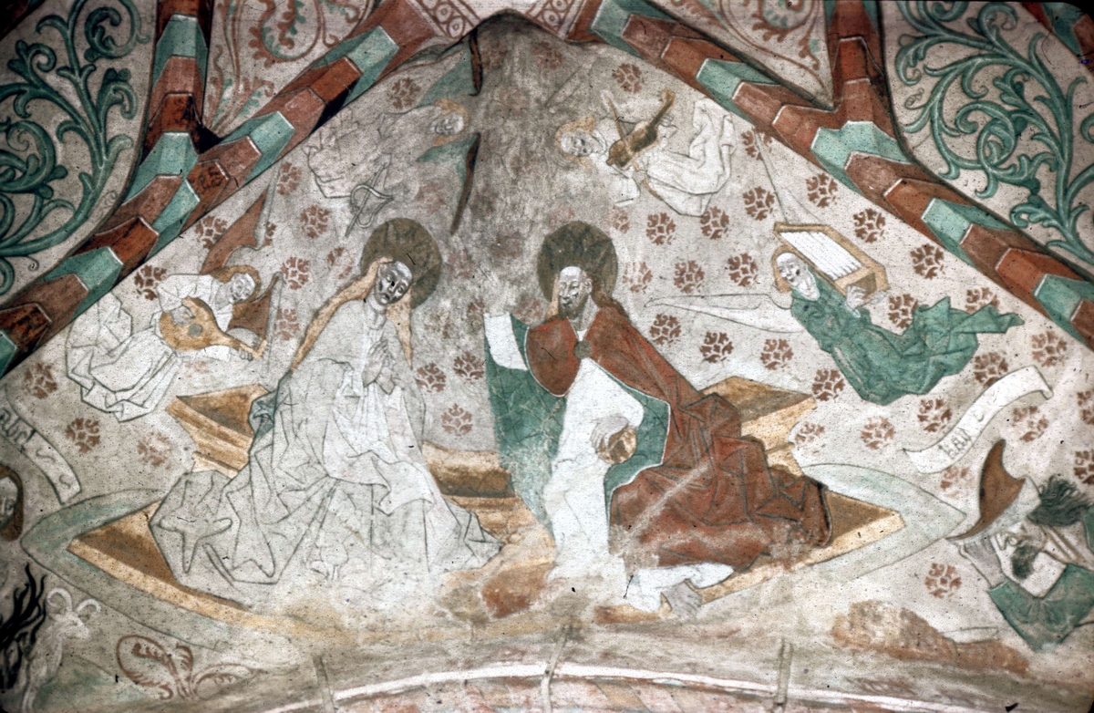 Okänd,, Kalkmålning i Härnevi kyrka, Härnevi socken, Uppland