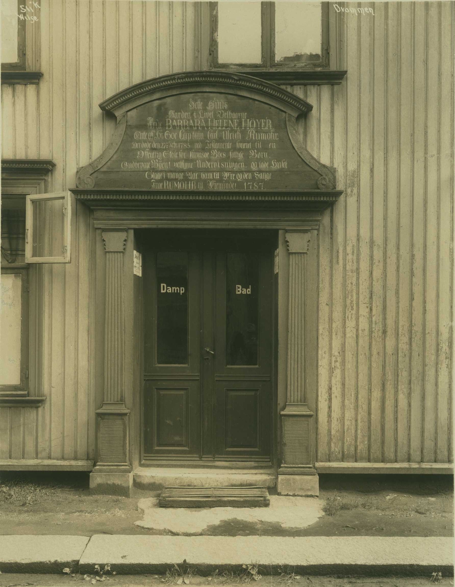 Anders Beer Wilse, Inngangsparti, Drammen, Buskerud.