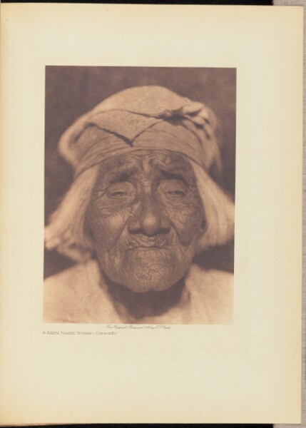 Edward S. Curtis, A Santa Ysabel Woman - Diegueño