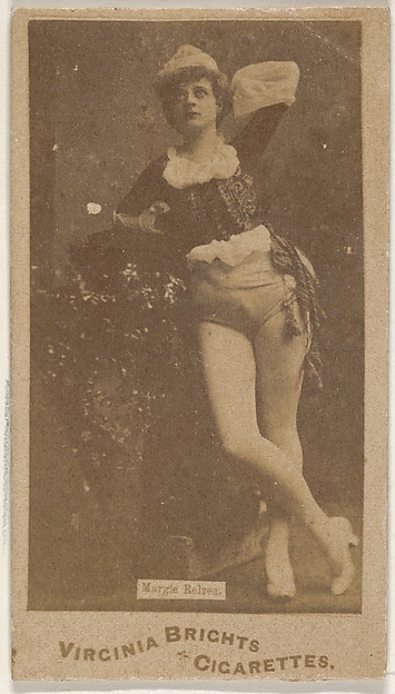 Allen & Ginter, Margie Relzea, from the Actors and Actresses series (N45, Type 1) for Virginia Brights Cigarettes