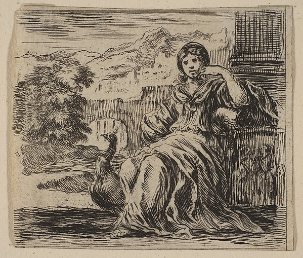 Stefano della Bella, Juno, from 'Game of Mythology' (Jeu de la Mythologie)