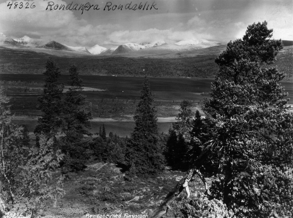 Anders Beer Wilse, Rondane, Furusjoen, Fra Rondablik, Landskap