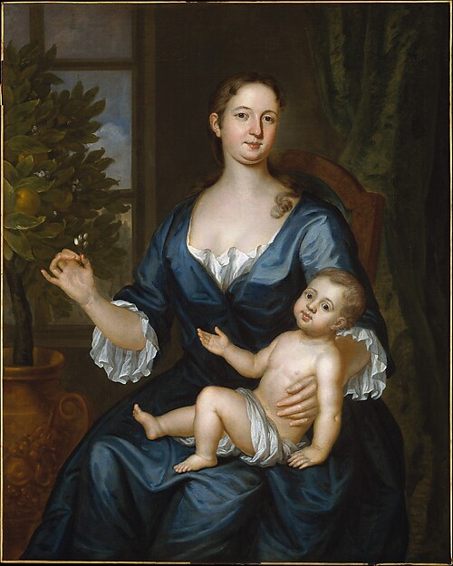 John Smibert, Mrs. Francis Brinley and Her Son Francis