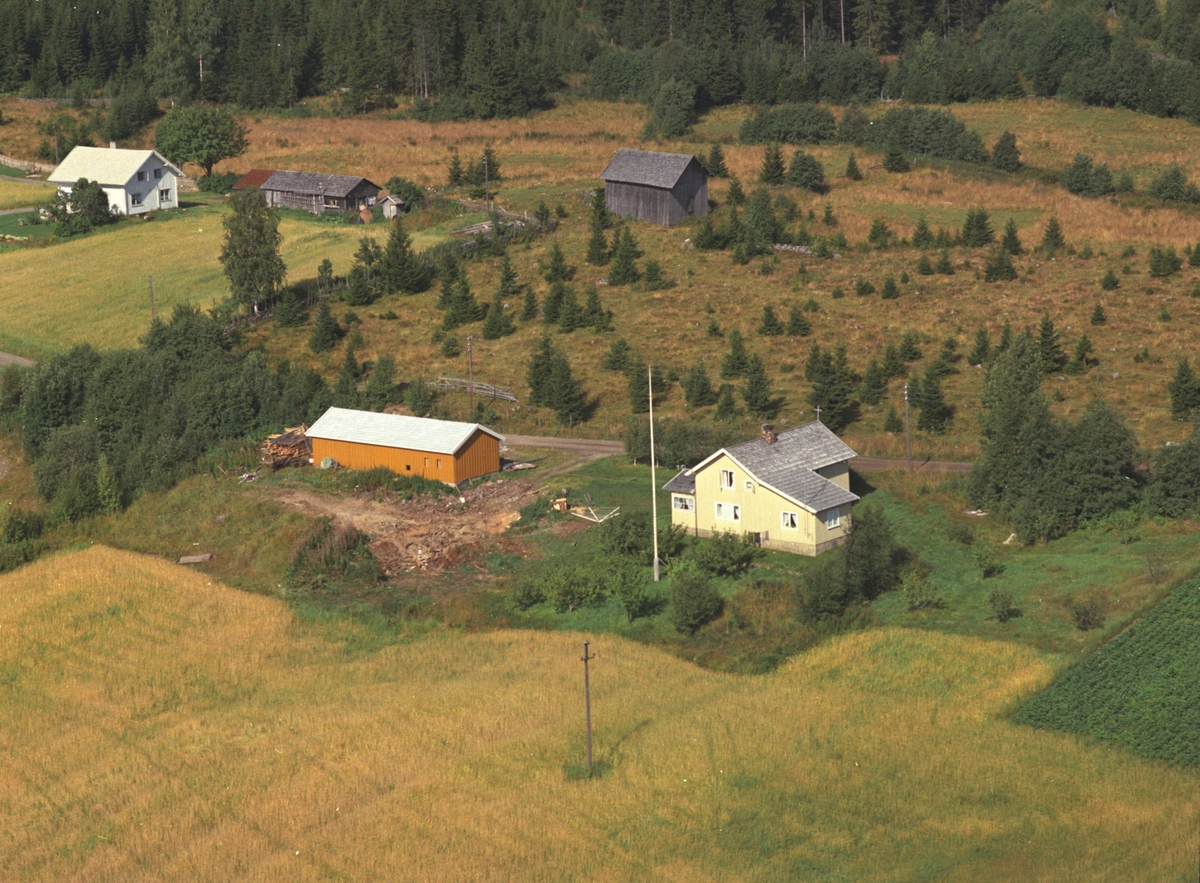 Widerøes Flyveselskap A/S, Flyfoto, Evenstad, Veldre, Ringsaker.