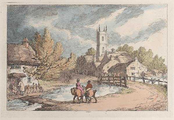 Thomas Rowlandson, Near Helston, Cornwall, from "Views in Cornwall"