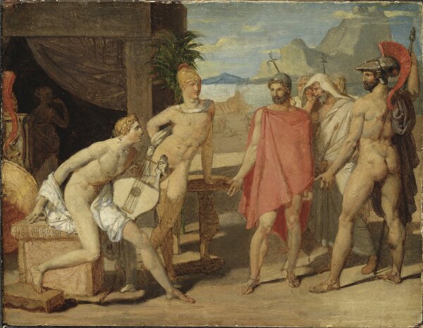 Jean-Auguste-Dominique Ingres, Akilles mottager i sitt tält Agamemnons sändebud