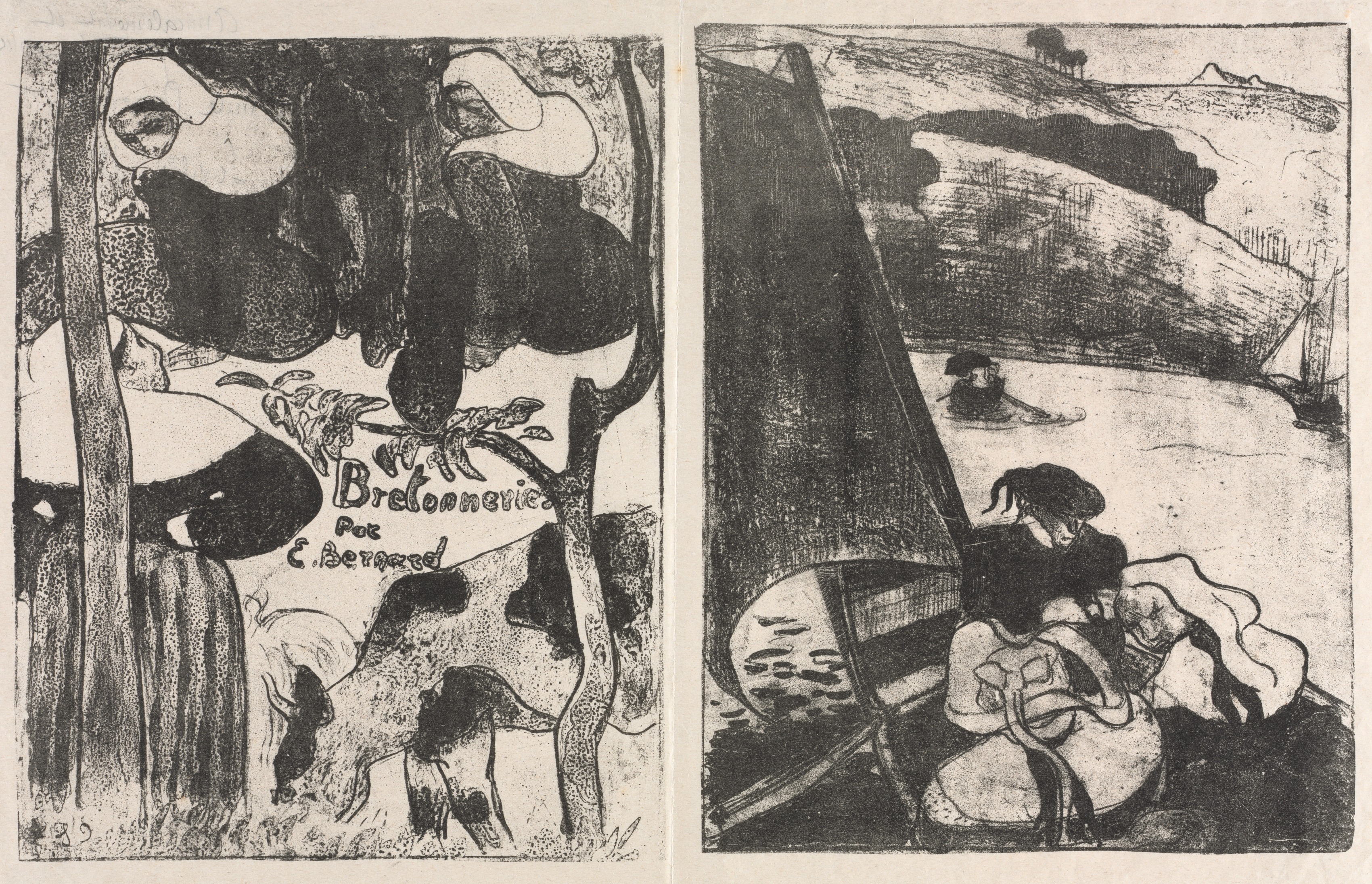 Émile Bernard, Les Bretonneries