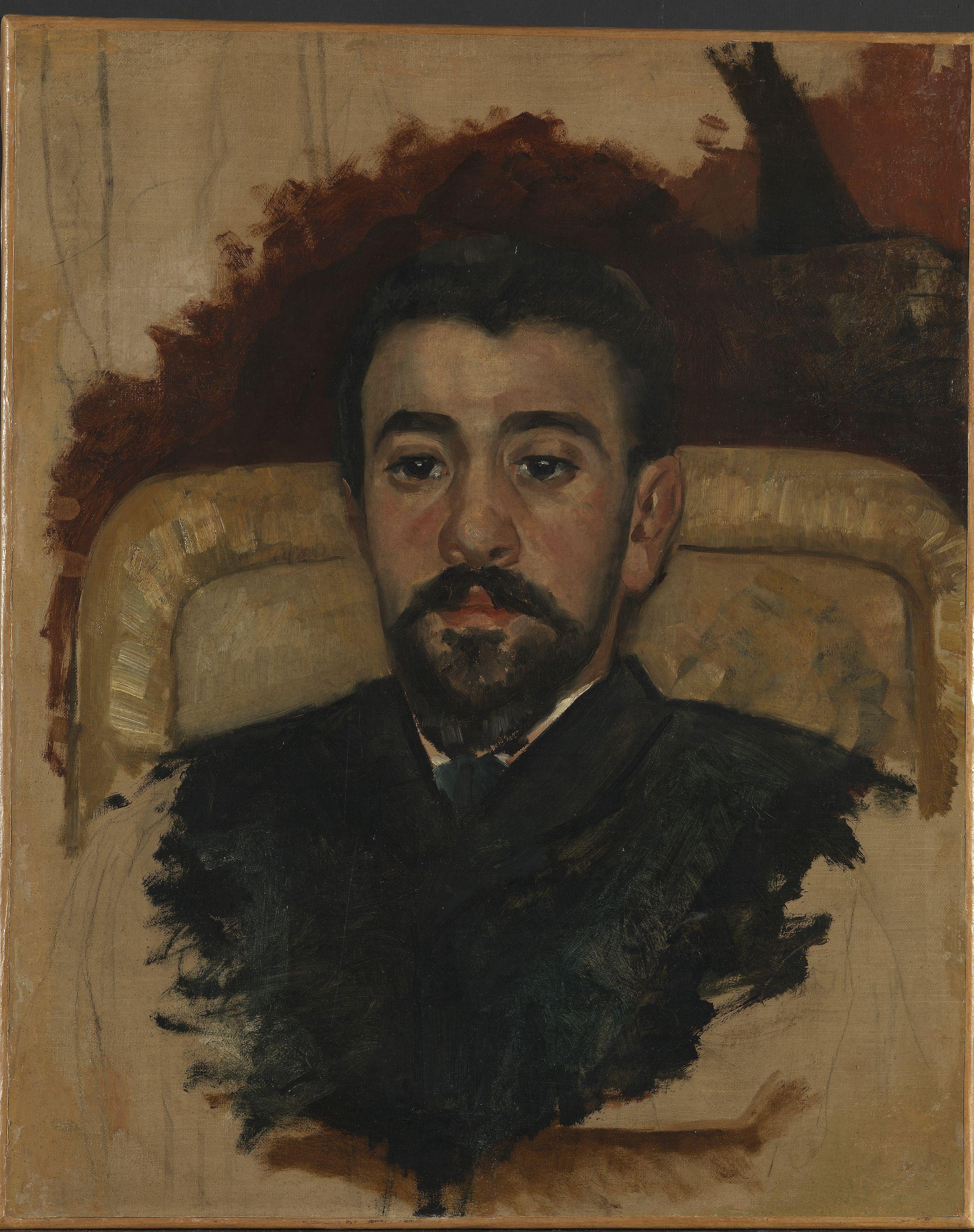 Édouard Manet, Portrait of the Italian painter Giuseppe De Nittis