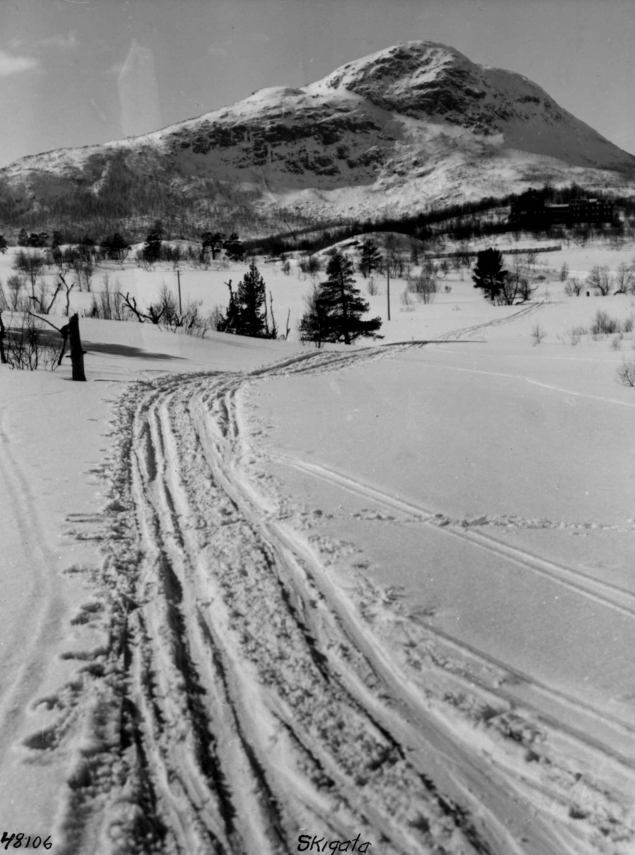 Anders Beer Wilse, Vinter, sno, Hovdenuten.