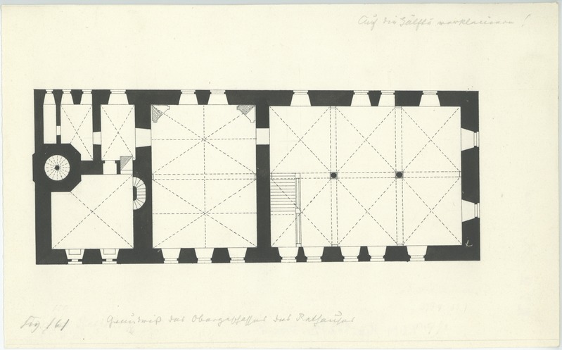 Unknown artist, Tallinn Town Hall upper floor plan