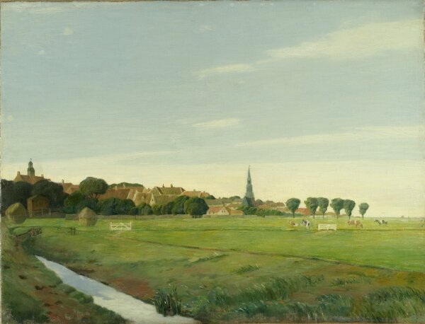 Johan Rohde, Landskap med stad
