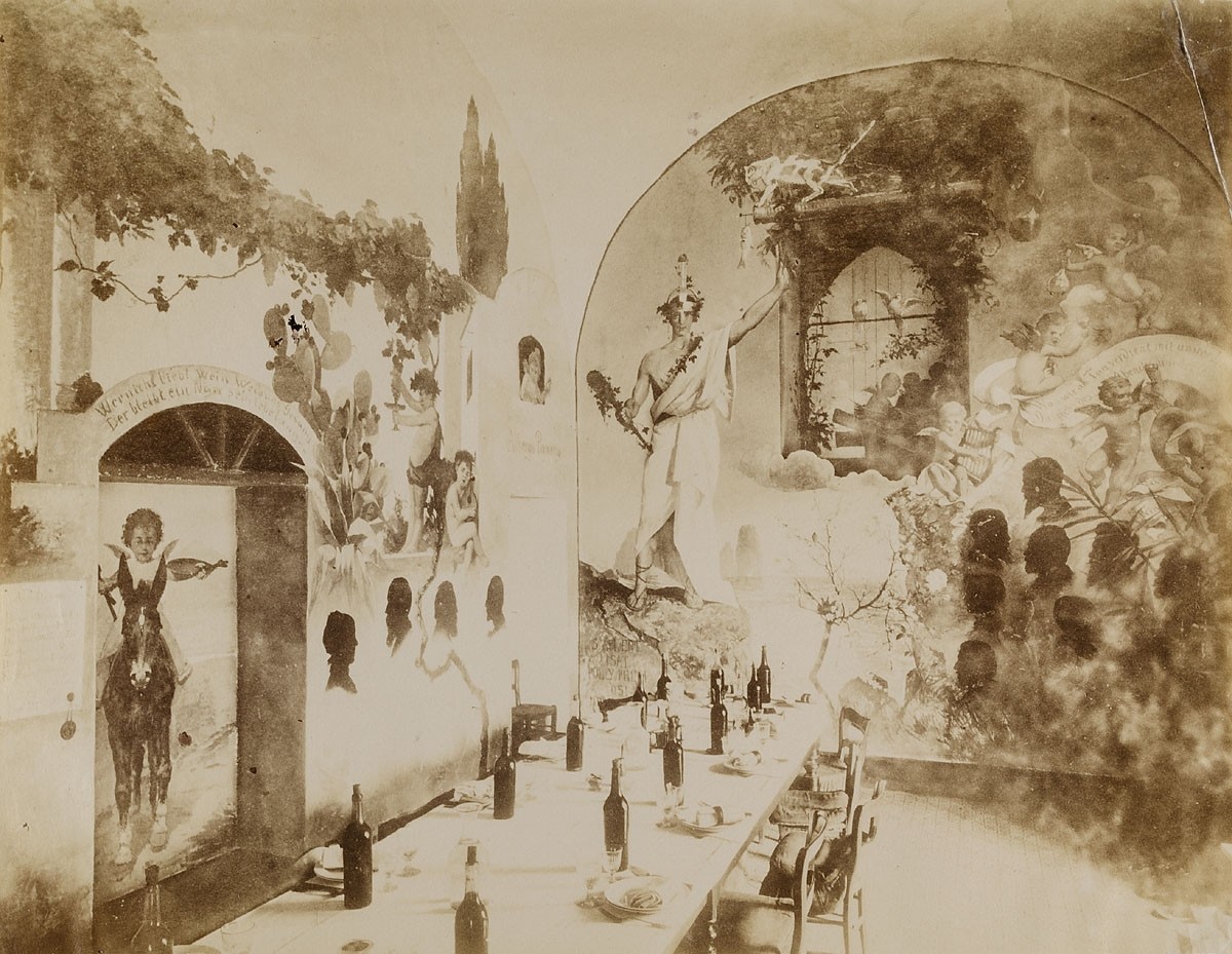 Giorgio Sommer, Capri - Hotel Pagano, Speisesaal