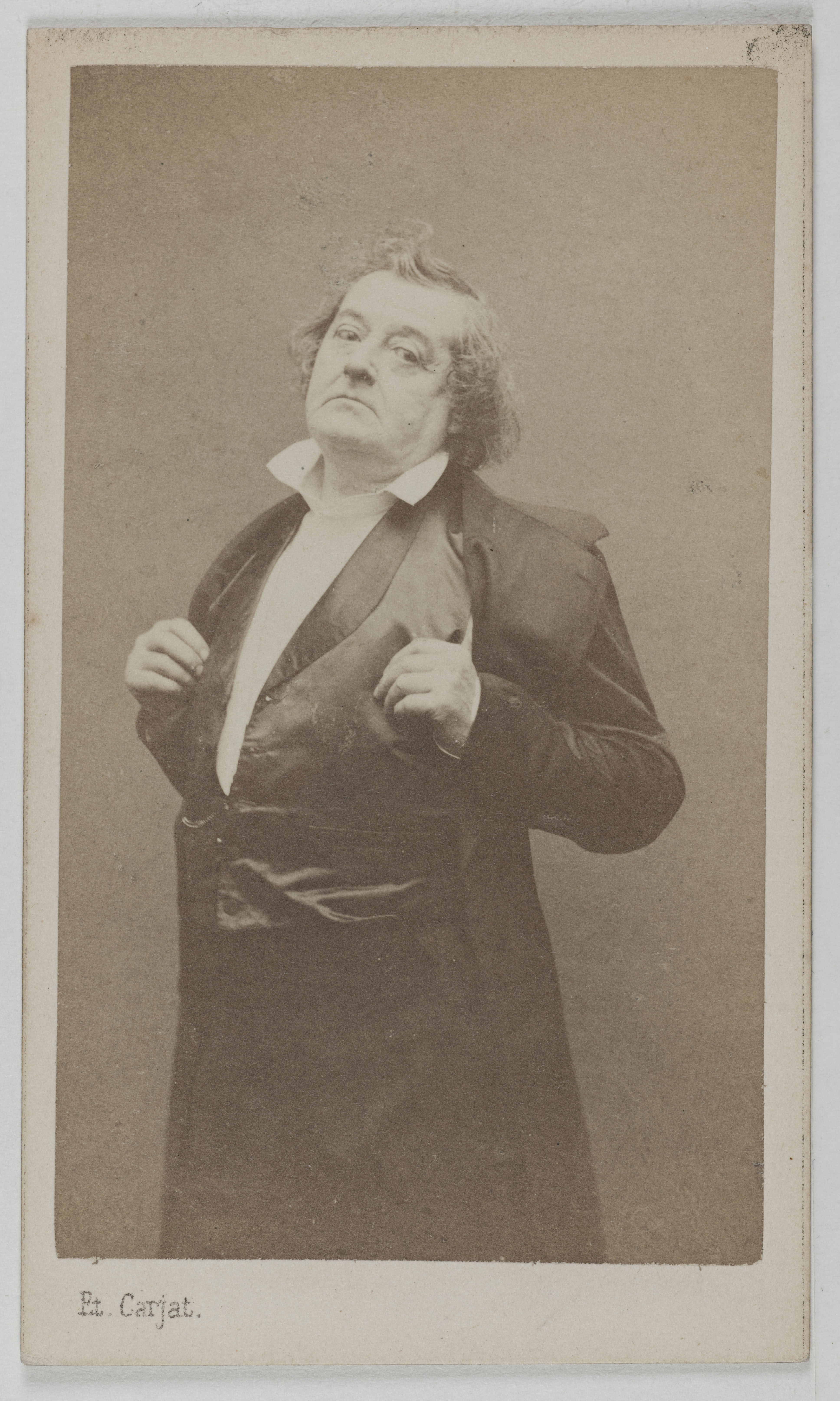 Carjat & Cie, Portrait de Frédérick Lemaître, (Antoine-Louis-Prosper Lemaître, 1800-1876), (acteur)