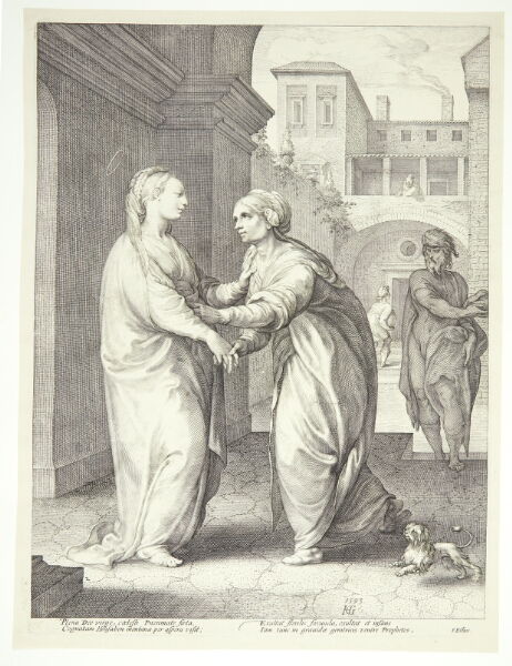 Hendrick Goltzius, Besøget hos Elisabeth