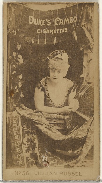 W. Duke, Sons & Co., Card Number 36, from the Actors and Actresses series (N145-4) issued by Duke Sons & Co. to promote Cameo Cigarettes