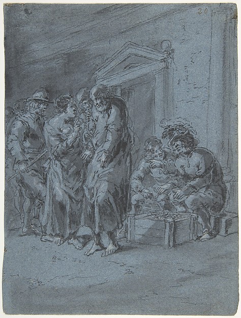 Leonaert Bramer, St. Peter Recognized by a Servant Girl