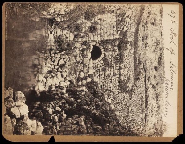 Francis Frith, Pool of Siloam.  Jerusalem