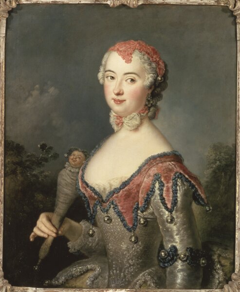 Antoine Pesne, Charlotta Fredrika Sparre (1719-1795) som "La Folie"