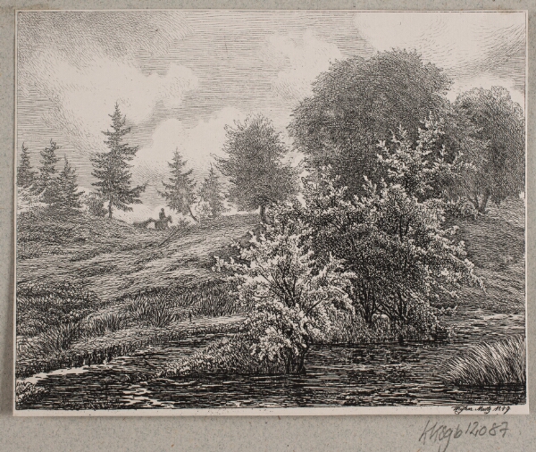 Vilhelm Kyhn, Bakker ved en mose