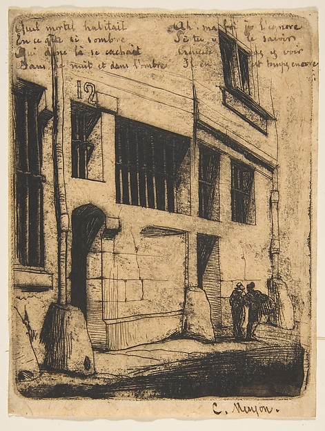 Charles Meryon, Rue des Mauvais Garçons, Paris