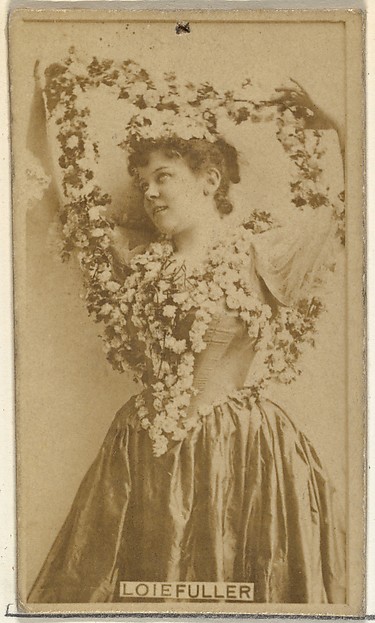 W. Duke, Sons & Co., Loie Fuller, from the Actors and Actresses series (N145-8) issued by Duke Sons & Co. to promote Duke Cigarettes
