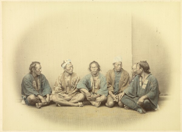 Felice Beato, [A Group of Japanese Indentured Workers]
