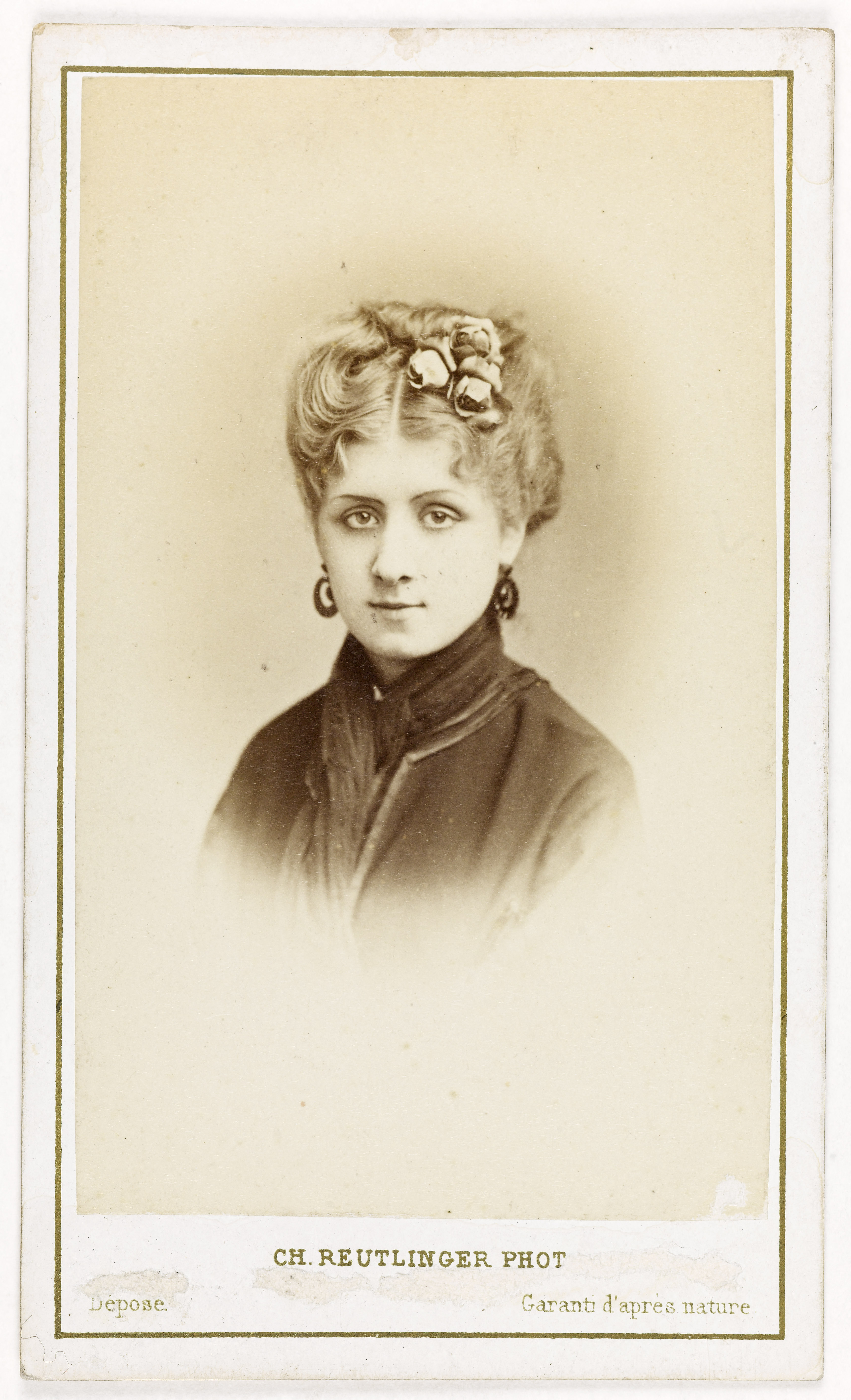 Charles Reutlinger, Portrait de Mlle Thomas, (actrice)