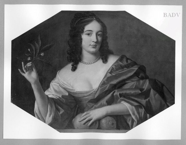 Gerard van Honthorst, Weibliches Bildnis mit Orangenzweig und Zitronen