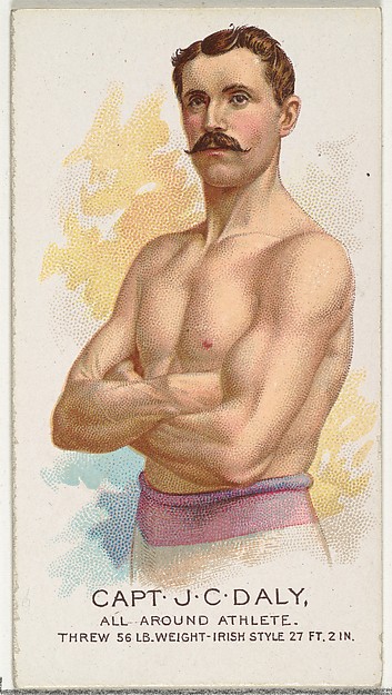 Allen & Ginter, Captain J.C. Daly, All Around Athlete, from World's Champions, Series 2 (N29) for Allen & Ginter Cigarettes