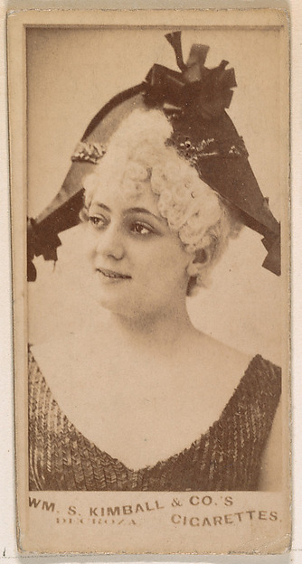 William S. Kimball & Company, Miss Decroza, from the Actresses series (N203) issued by Wm. S. Kimball & Co.