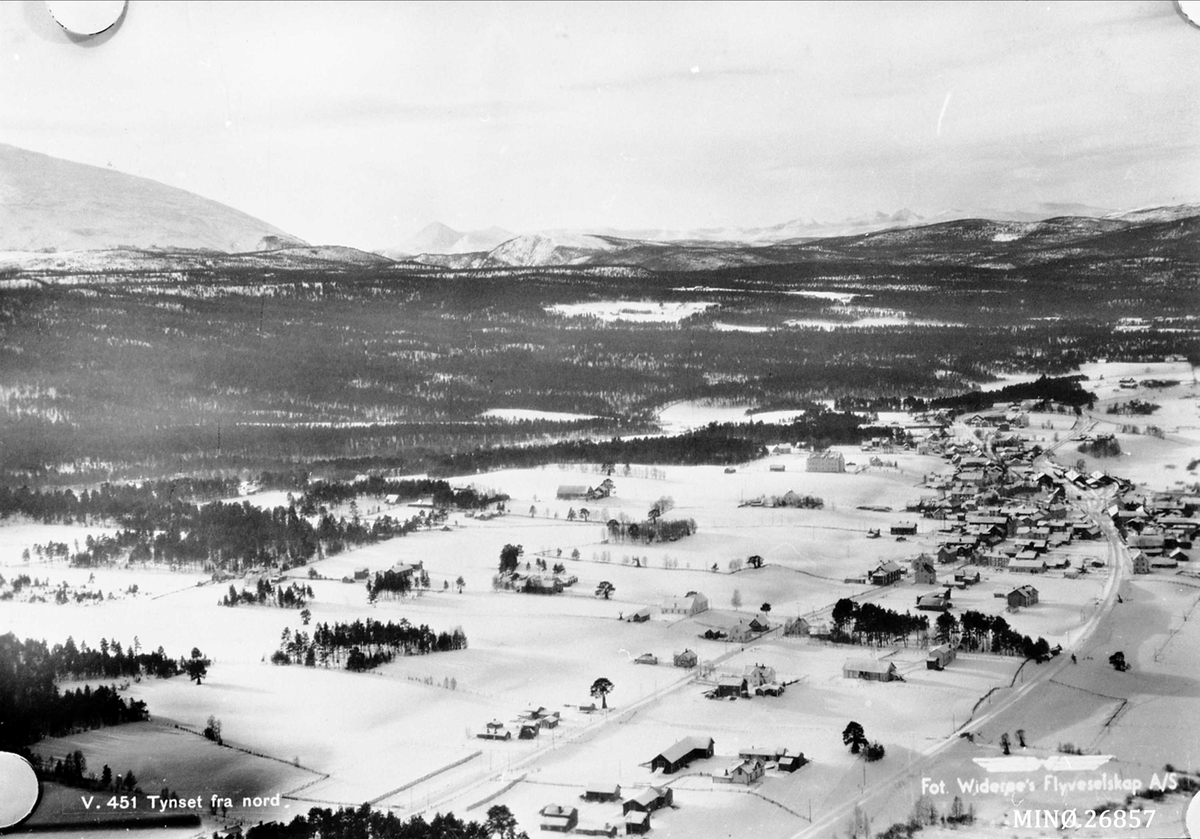 Widerøes Flyveselskap A/S, Flyfoto Tynset
