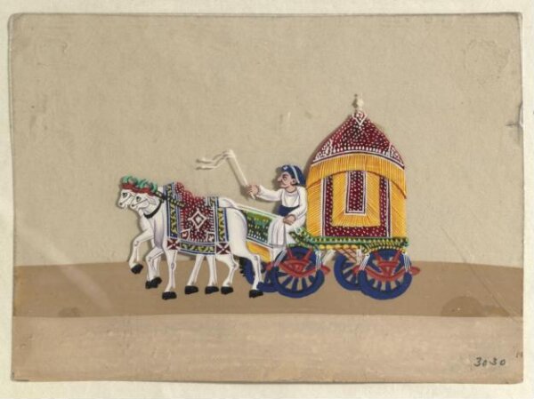 Unknown, One of twelve drawings depicting methods of transport.