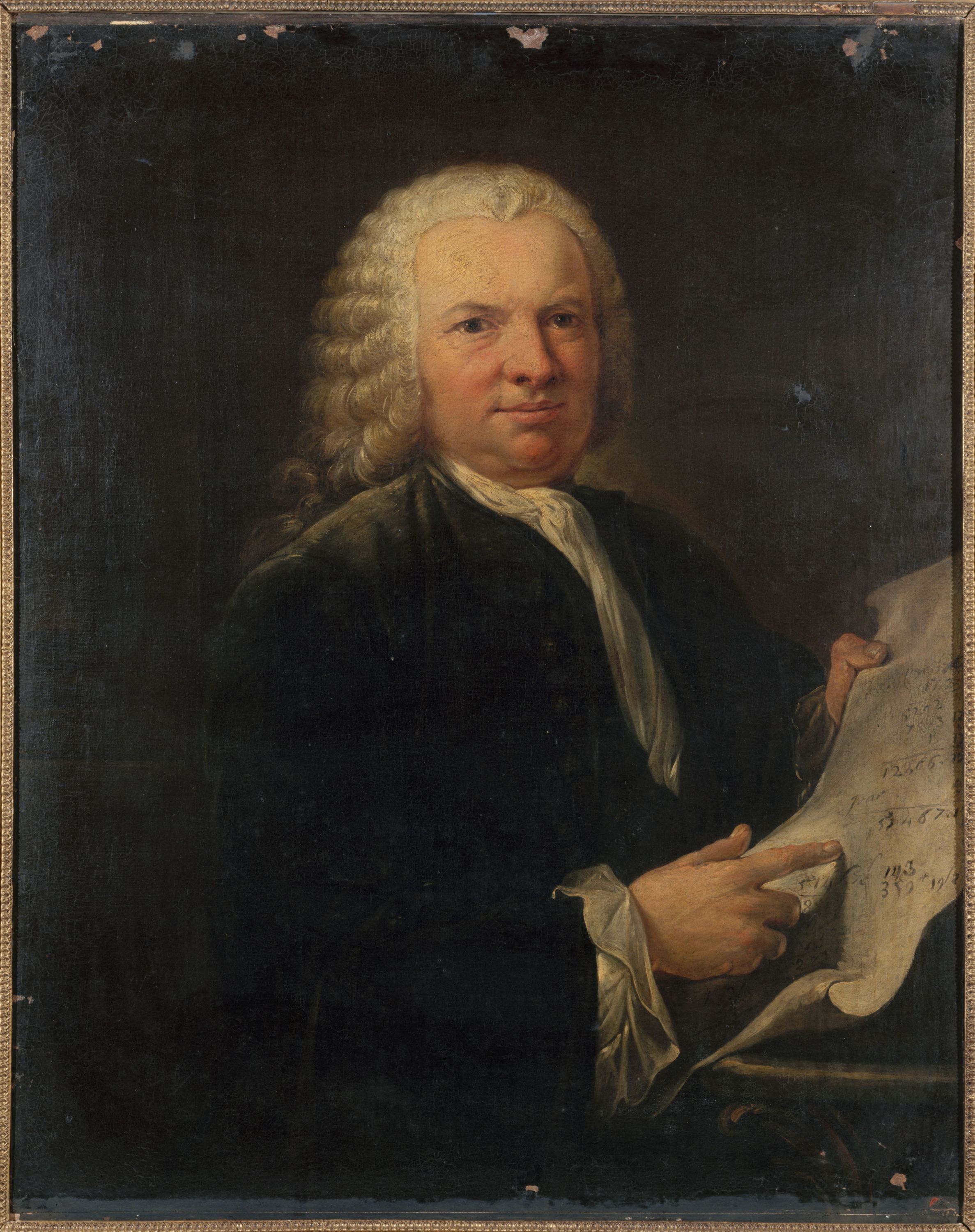 Anonyme, Portrait d'un mathématicien (vers 1750)