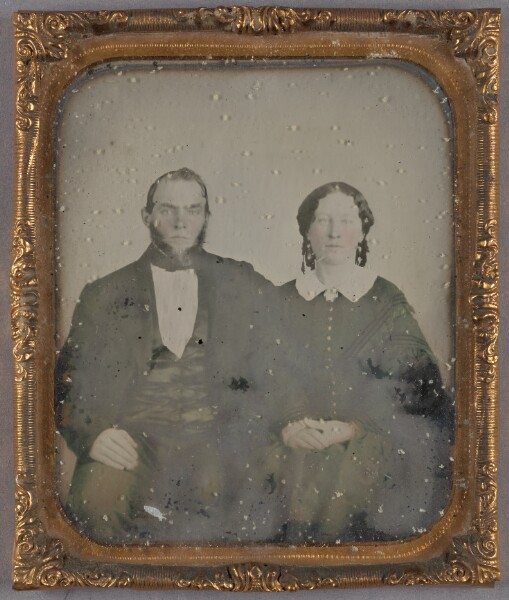 Unknown, [Portrait of a Seated Couple]