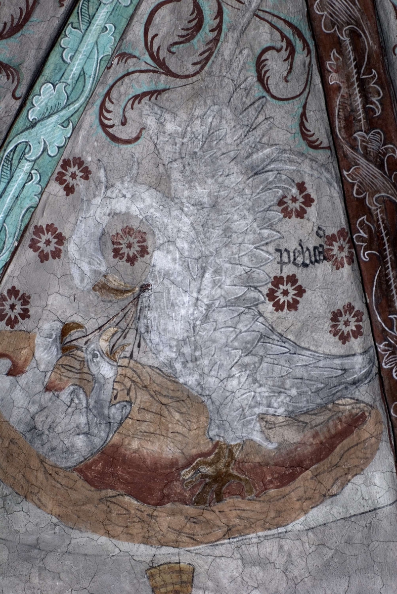 Bengt Backlund, Lime Painting in Harkberga Church, Uppland 2009
