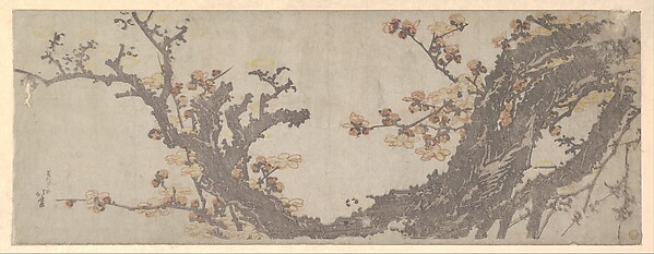 Katsushika Hokusai, Ancient Plum Tree in Bloom