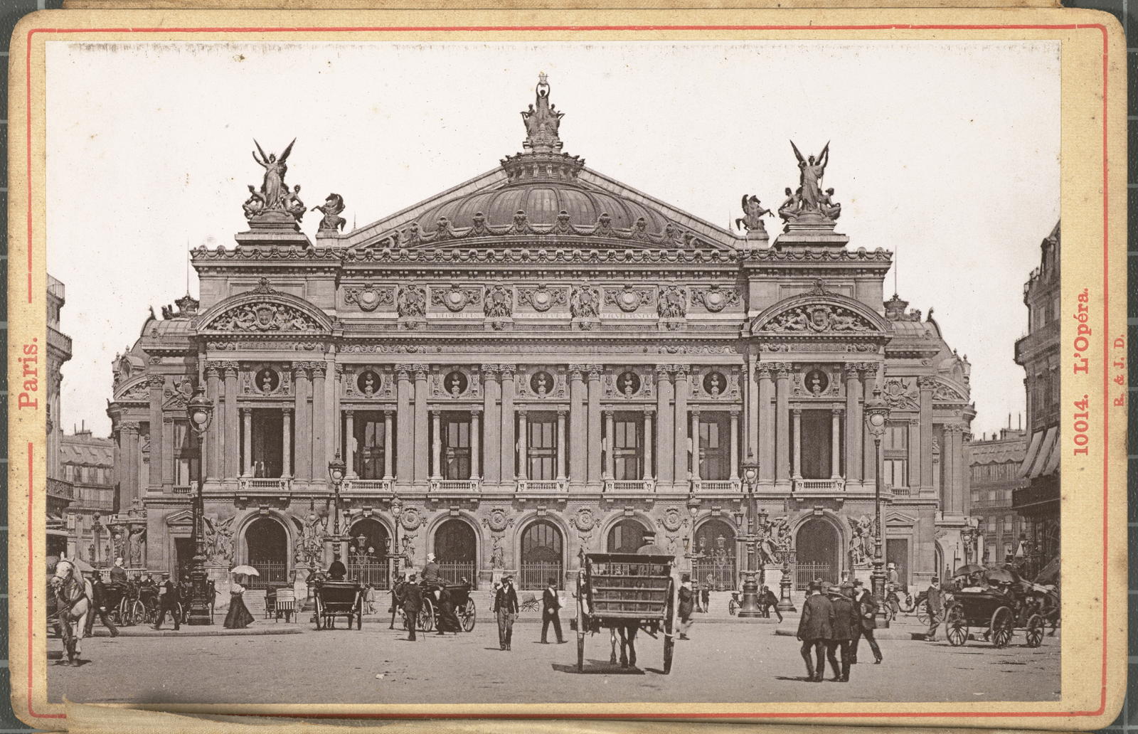Desconegut, Paris. 10014. The Opéra. R. & J.D.
