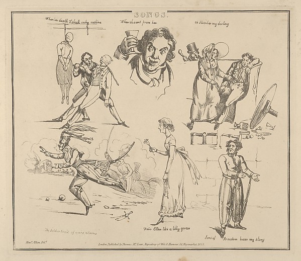 Henry Thomas Alken, Songs: "When in death I shall calm recline..."