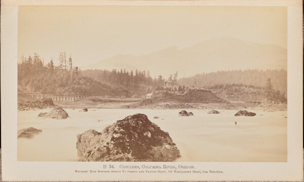 Carleton Watkins, Cascades, Columbia River, Oregon