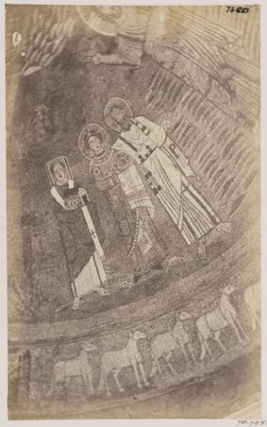 Parker, John Henry, Mosaics - S. Prassede, Figures on the left-hand side of the Apse, A.D. 820