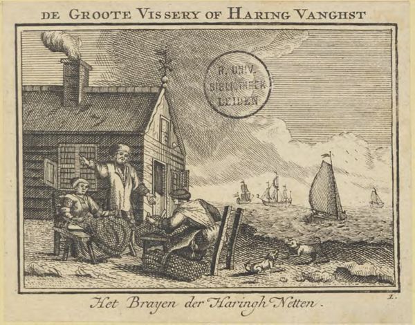 Adolf van der Laan, Het Brayen der Haringh Netten /