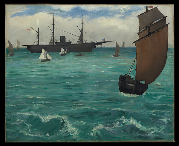 Edouard Manet, The "Kearsarge" at Boulogne