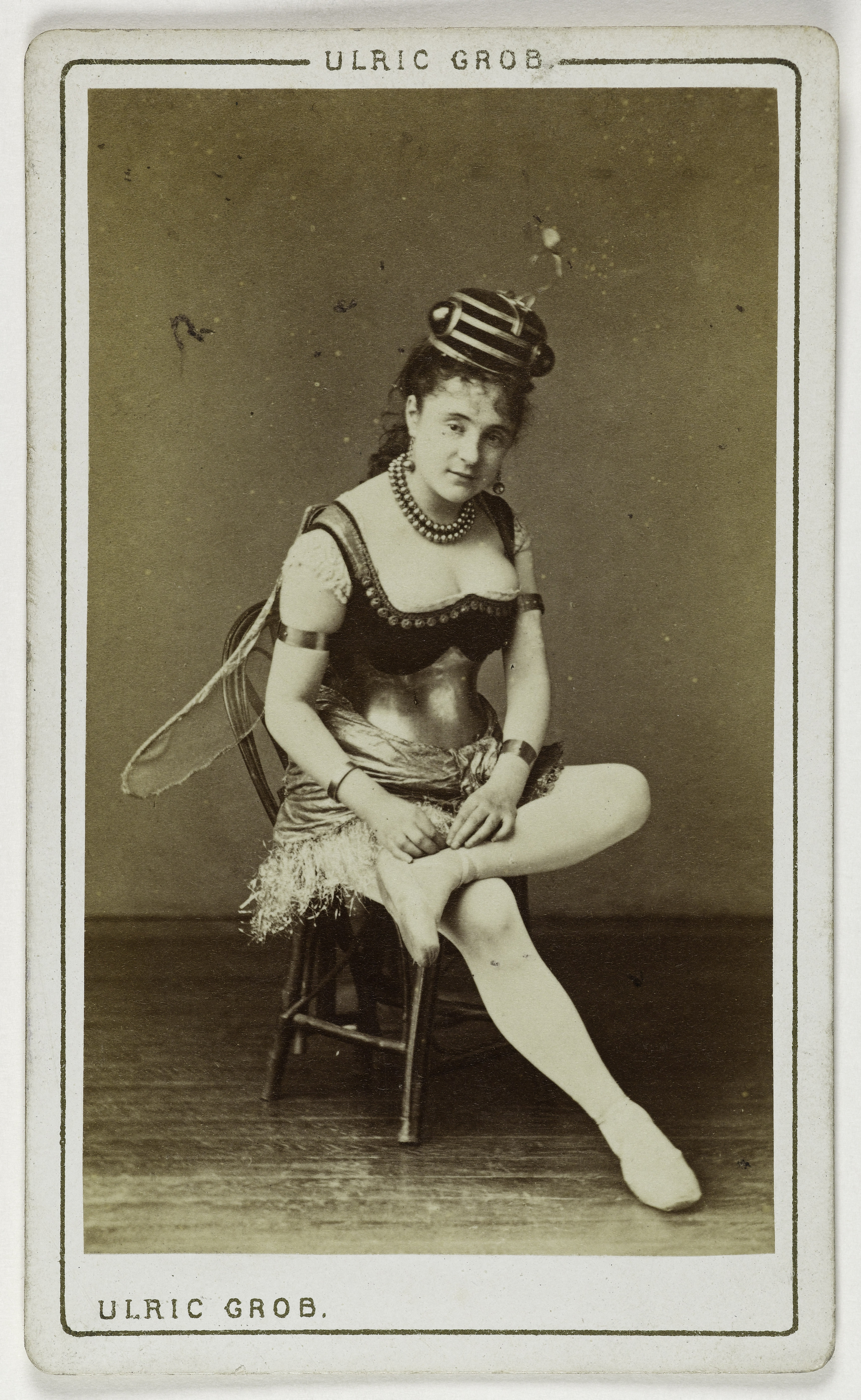 Ulric Grob, Portrait de Gérard Adèle, (-1879), (sœur de Gérard Laurence, danseuse)
