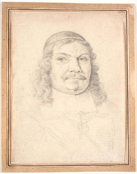 Jürgen Ovens, Portræt af den holstenske-gottorpske kansler Johan Adolph Kielman von Kielmanseck (1612-1676). Brystbillede enface til højre