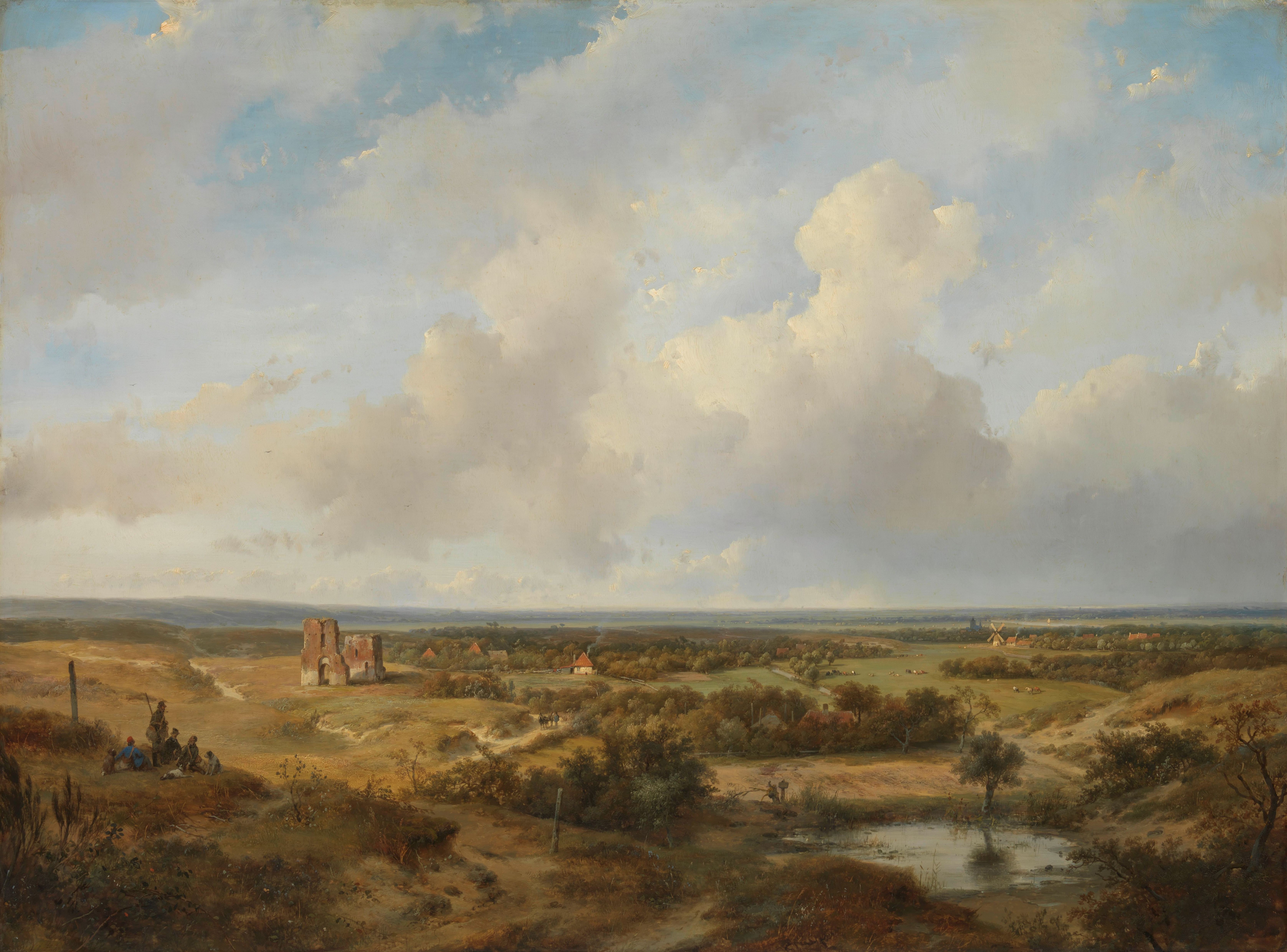 Andreas Schelfhout, View of Haarlem